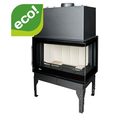 Wkład kominkowy UNIFLAM 760 EVO PBS gięta prawa boczna szyba ref. 260-172-GS