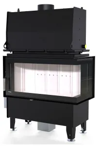 DEFRO HOME WKŁAD KOMINKOWY STALOWY RIVA M BP BOCZNY PRAWY SHORT 19kW