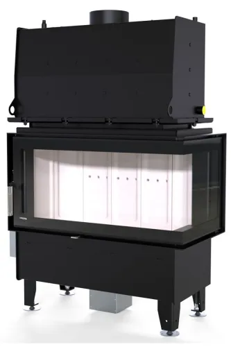 DEFRO HOME WKŁAD KOMINKOWY STALOWY RIVA ME BP BOCZNY PRAWY SHORT 19kW