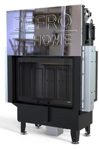 DEFRO HOME WKŁAD KOMINKOWY STALOWY NAVI ME 17kW GILOTYNA CZARNY CERAMITON