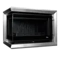 Rama dekoracyjna inox do wkładu UNIFLAM 850 PRESTIGE boczna szyba ref. R-UNIP850-BS-I.png