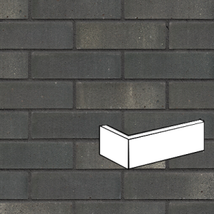 KING KLINKER BASALT RIVER HF66 PŁYTKA KĄTOWA NF 115/240X71X14 MM 