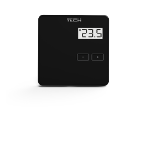 TECH REGULATOR POKOJOWY PRZEWODOWY R-9 B CZARNY