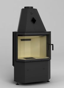 HAJDUK WKŁAD KOMINKOWY PRISMA K SZK.GIĘTE 510 10kW