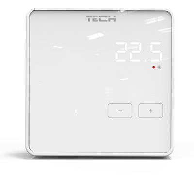 TECH REGULATOR POKOJOWY PRZEWODOWY R-10Z BIAŁY