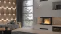 DEFRO HOME WKŁAD KOMINKOWY STALOWY PRIMA SM C GILOTYNA 3-SZYBY 10KW