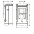 Piec wolno stojący INVICTA CASSINE antracyt ref. 6147-44 schemat.png