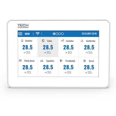TECH PANEL KONTROLNY + MODUŁ WIFI M-9 BIAŁY