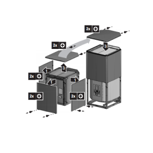DAIKIN ZESTAW DO MONTAŻU ZASOBNIKA C.W.U OBOK JEDNOSTKI WEWNĘTRZNEJ DLA ALTHERMA HT EKFMAHTB