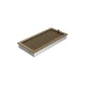 KRATKI KRATKA KOMINKOWA PROSTOKĄTNA CZARNO-ZŁOTA Z ŻALUZJĄ 220X450 MM