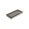 KRATKI KRATKA KOMINKOWA PROSTOKĄTNA CZARNO-ZŁOTA 220X450 MM