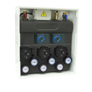 AFRISO ZESTAW MIESZAJĄCY PRIMOBOX AZB 355 W SZAFCE,  BEZ MIESZANIA, 2 X ZAWÓR OBROTOWY Z SIŁOWNIKIEM ARM 141 76 355 00