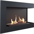 KRATKI BIOKOMINEK DELTA 700 PRAWY CZARNY Z CERTYFIKATEM TÜV