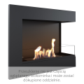 KRATKI BIOKOMINEK DELTA 600 PRAWY CZARNY Z CERTYFIKATEM TÜV