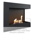 KRATKI BIOKOMINEK DELTA 600 PRAWY CZARNY Z CERTYFIKATEM TÜV