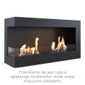 KRATKI BIOKOMINEK DELTA 900 LEWY CZARNY Z CERTYFIKATEM TÜV