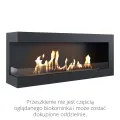 KRATKI BIOKOMINEK DELTA 1200 LEWY CZARNY Z CERTYFIKATEM TÜV