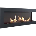 KRATKI BIOKOMINEK DELTA 1200 PRAWY CZARNY Z CERTYFIKATEM TÜV