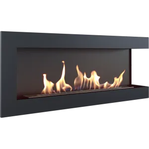 KRATKI BIOKOMINEK DELTA 1200 PRAWY CZARNY Z CERTYFIKATEM TÜV