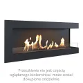 KRATKI BIOKOMINEK DELTA 1200 PRAWY CZARNY Z CERTYFIKATEM TÜV