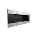 KRATKI BIOKOMINEK DELTA 2 CZARNY HORIZONTAL Z CERTYFIKATEM TÜV 