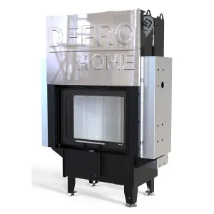 DEFRO HOME WKŁAD KOMINKOWY STALOWY RIVA S GILOTYNA SHORT 16kW