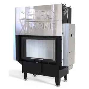 DEFRO HOME WKŁAD KOMINKOWY STALOWY RIVA M GILOTYNA SHORT 19kW