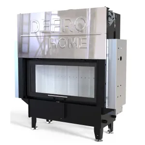 DEFRO HOME WKŁAD KOMINKOWY STALOWY RIVA L GILOTYNA SHORT 22kW