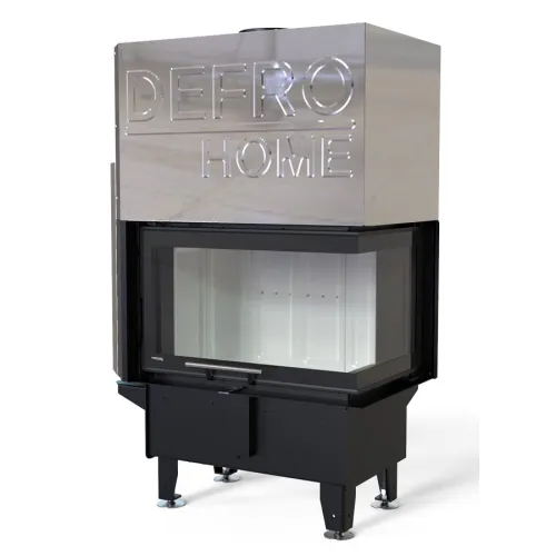 DEFRO HOME WKŁAD KOMINKOWY STALOWY RIVA SM BP GILOTYNA BOCZNY PRAWY SHORT 16kW