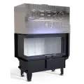 DEFRO HOME WKŁAD KOMINKOWY STALOWY RIVA ME BL GILOTYNA BOCZNY LEWY SHORT 19kW