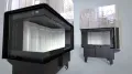 DEFRO HOME WKŁAD KOMINKOWY STALOWY RIVA ME BL GILOTYNA BOCZNY LEWY SHORT 19kW