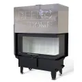 DEFRO HOME WKŁAD KOMINKOWY STALOWY RIVA ME BP GILOTYNA BOCZNY PRAWY SHORT 19kW