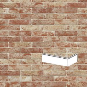 NELISSEN PŁYTKA KĄTOWA RĘCZNIE FORMOWANA KLAMPSTEEN KESSELT  WV65 213x101x25/30x65 MM