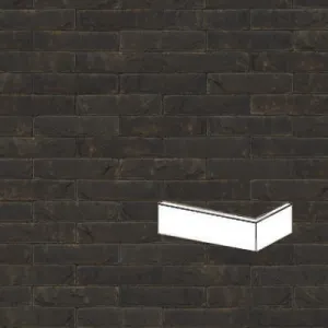 NELISSEN PŁYTKA KĄTOWA RĘCZNIE FORMOWANA ZWART MANGAAN WV65 213x101x25/30x65 MM