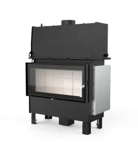 DEFRO HOME WKŁAD KOMINKOWY STALOWY RIVA L SHORT 22kW