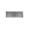 KRATKI KRATKA KOMINKOWA FRESH CZARNO-SREBRNA 170X490 MM