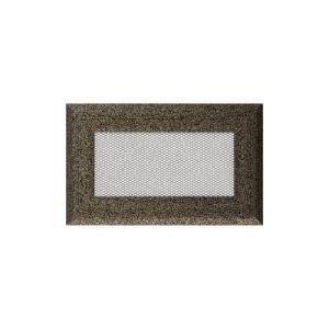 KRATKI KRATKA KOMINKOWA OSKAR CZARNO-ZŁOTA 110X170 MM