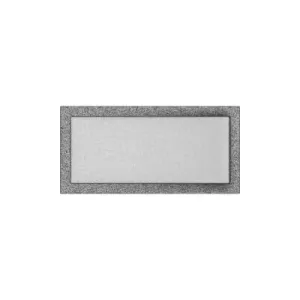 KRATKI KRATKA KOMINKOWA PROSTOKĄTNA CZARNO-SREBRNA 220X450 MM
