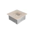 KRATKI KRATKA KOMINKOWA PROSTOKĄTNA KREMOWA 110X110 MM
