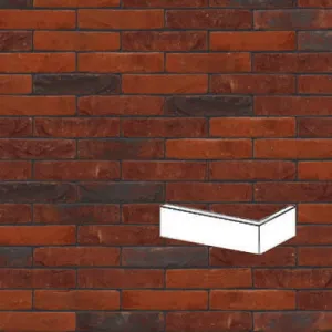 NELISSEN PŁYTKA KĄTOWA RĘCZNIE FORMOWANA AUTRIQUE WV65 213x101x25/30x65 MM