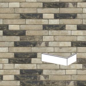 NELISSEN PŁYTKA KĄTOWA RĘCZNIE FORMOWANA LAVA WV65 213x101x25/30x65 MM