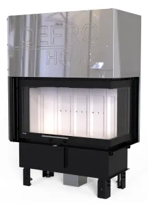 DEFRO HOME WKŁAD KOMINKOWY STALOWY INTRA M BOCZNY PRAWY ( BP ) GILOTYNA 12,8kW