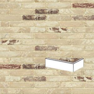 NELISSEN PŁYTKA KĄTOWA RĘCZNIE FORMOWANA APOLLO WV65 213x101x25/30x65 MM