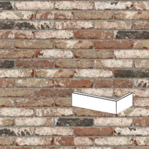 NELISSEN PŁYTKA KĄTOWA RĘCZNIE FORMOWANA HADES WV65 213x101x25/30x65 MM