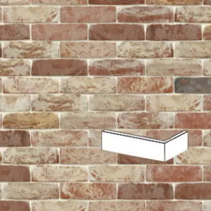 NELISSEN PŁYTKA KĄTOWA RĘCZNIE FORMOWANA VEGA WV65 213x101x25/30x65 MM