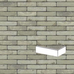 NELISSEN PŁYTKA KĄTOWA RĘCZNIE FORMOWANA GROEN GRIJS GESMOORD WV65 213x101x25/30x65 MM