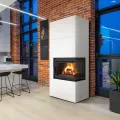 KRATKI SIMPLE 8 BS LEWY Z ZABUDOWĄ BOX STALOWY - BIAŁY