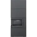 KRATKI SIMPLE 8 BS LEWY Z ZABUDOWĄ BOX STALOWY - CZARNY