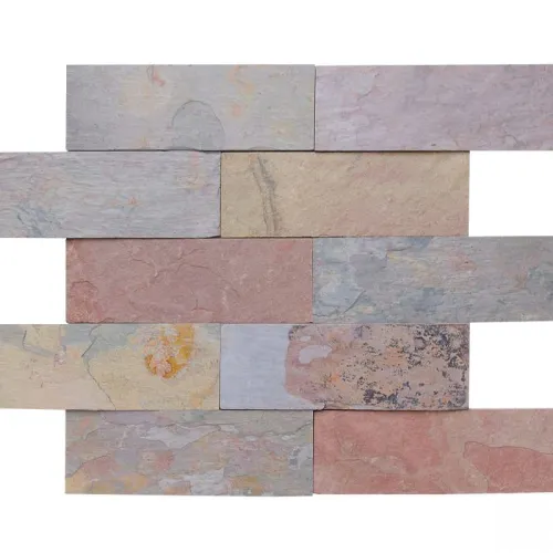 PŁYTKA ŁUPEK NATURALNY MULTICOLOR 30x10x1 CM 00313