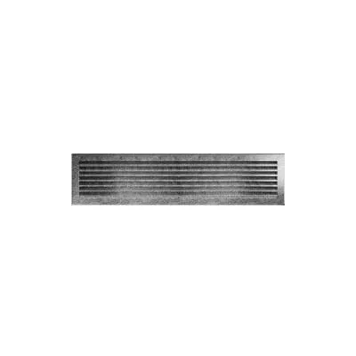 KRATKI KRATKA KOMINKOWA FRESH CZARNO-SREBRNA 170X700 MM